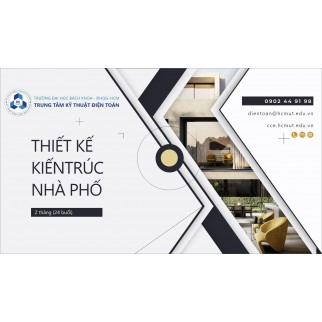 KHÓA HỌC THIẾT KẾ KIẾN TRÚC NHÀ PHỐ